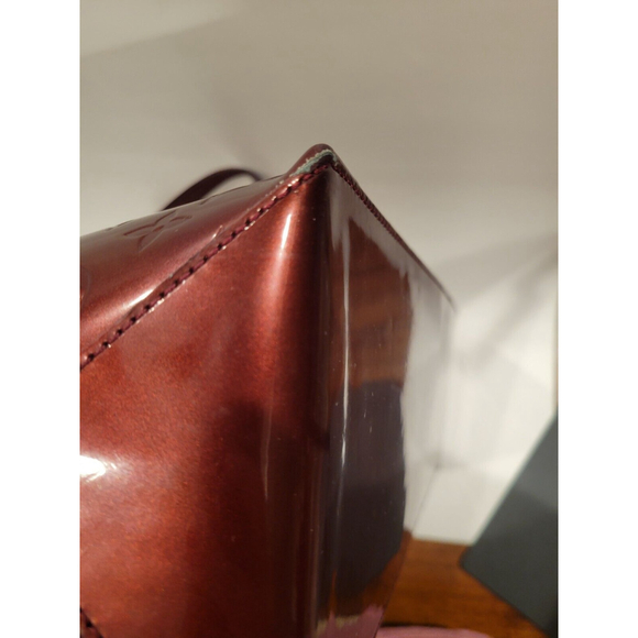 LOUIS VUITTON Wilshire GM Tote Monogram Vernis & Matching Wallet Set - Picture 5 of 16